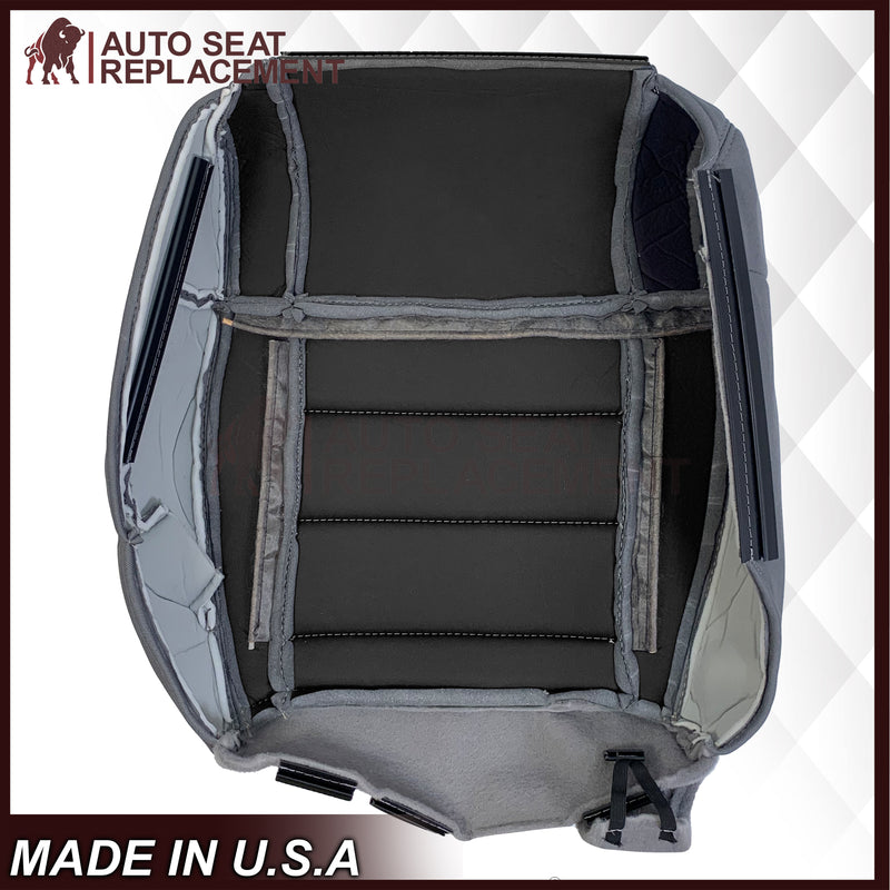 2008-2010 Jeep Wrangler Unlimited Sport-Bottom Replacement Cloth Seat Cover Gray - Auto Seat Replacement