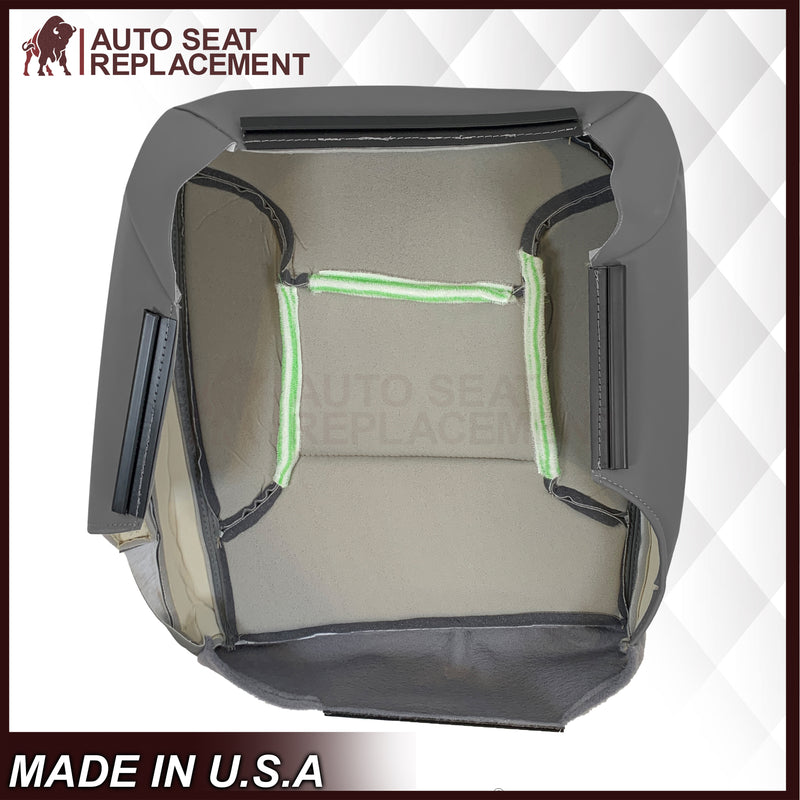 1992 - 1996 Ford Bronco Eddie Bauer Synthetic Leather Seat Cover In Gray - Auto Seat Replacement