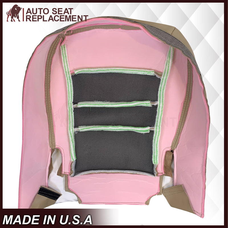 2005-2013 Chevy Corvette C6 Replacement Seat Covers: Tan Perforated