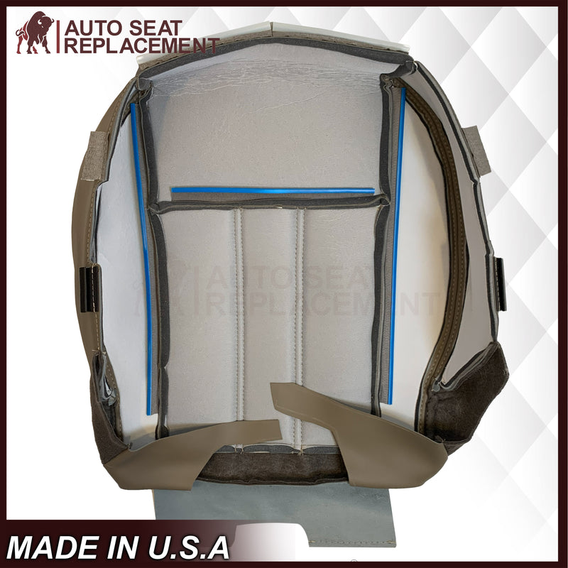2008 -2020 For Dodge Grand Caravan Front Replacement Seat Cover: Tan Perforated - Auto Seat Replacement