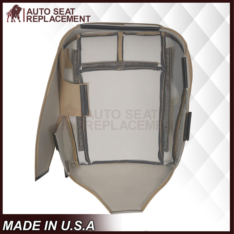 2009-2019 Ford E350 E450 E550 Econoline Van Synthetic Leather Replacement Seat Covers In Tan