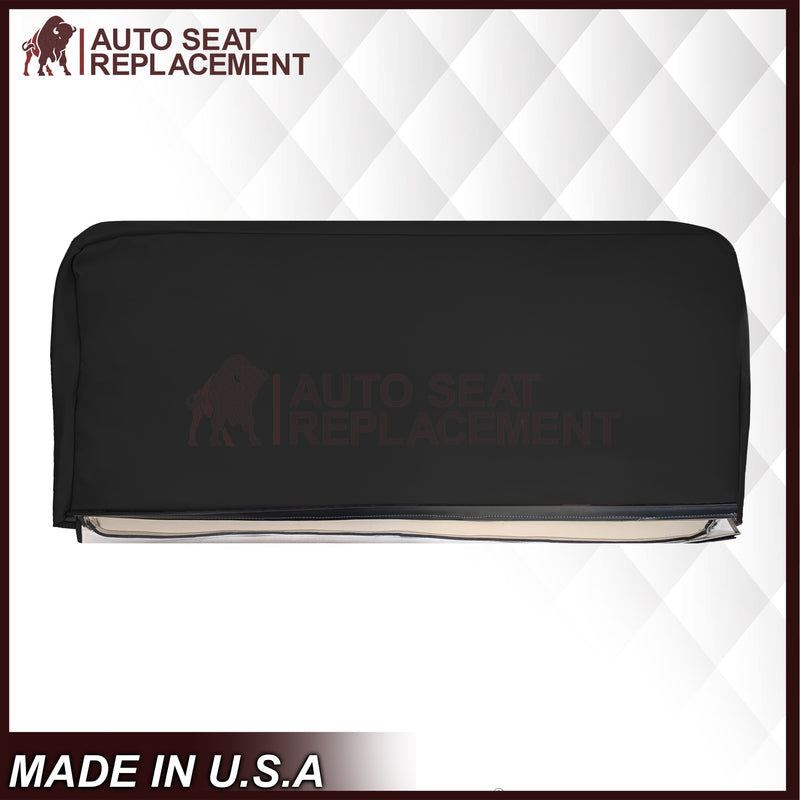 1992 - 1996 Ford Bronco Eddie Bauer Second Row Synthetic Leather Seat Cover In Black