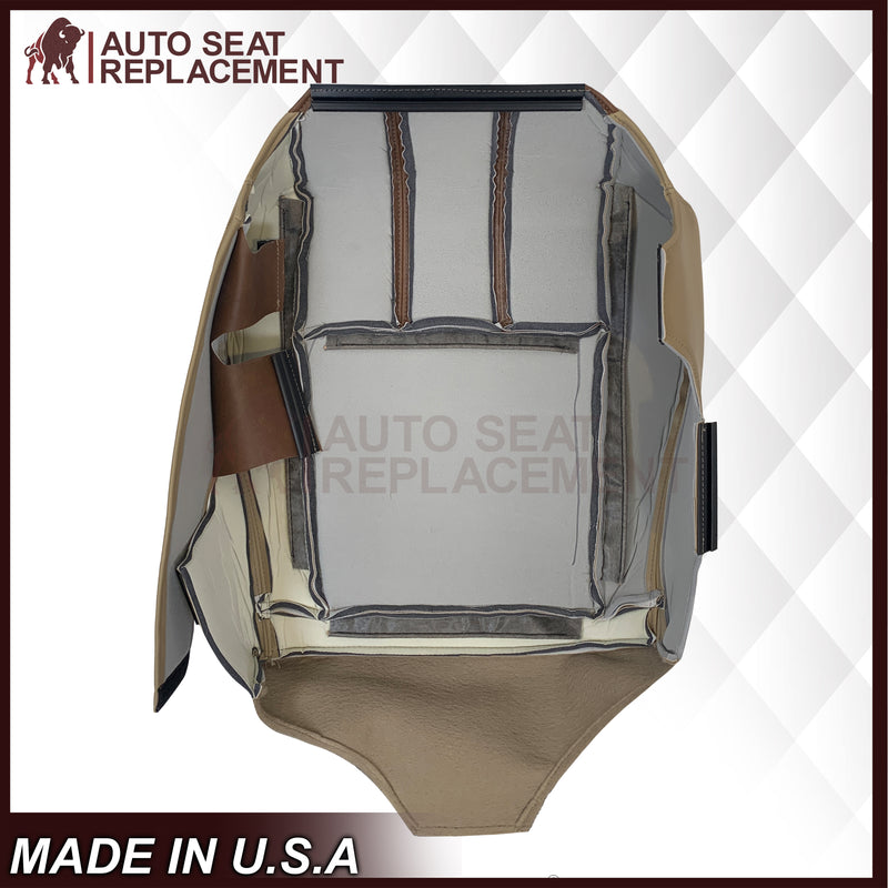 2009-2018 Ford E350 E450 E550 Econoline Van Replacement Seat Covers In 2 Tone Tan