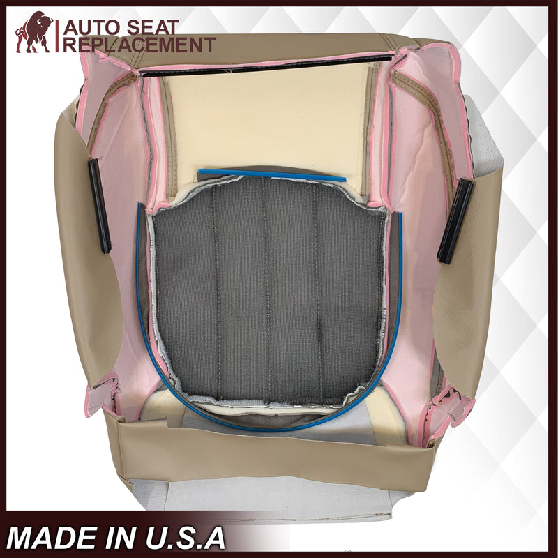 2008-2012 Buick Enclave Perforated Replacement Seat Covers In Tan: Choose Leather or Syn. Leather - Auto Seat Replacement