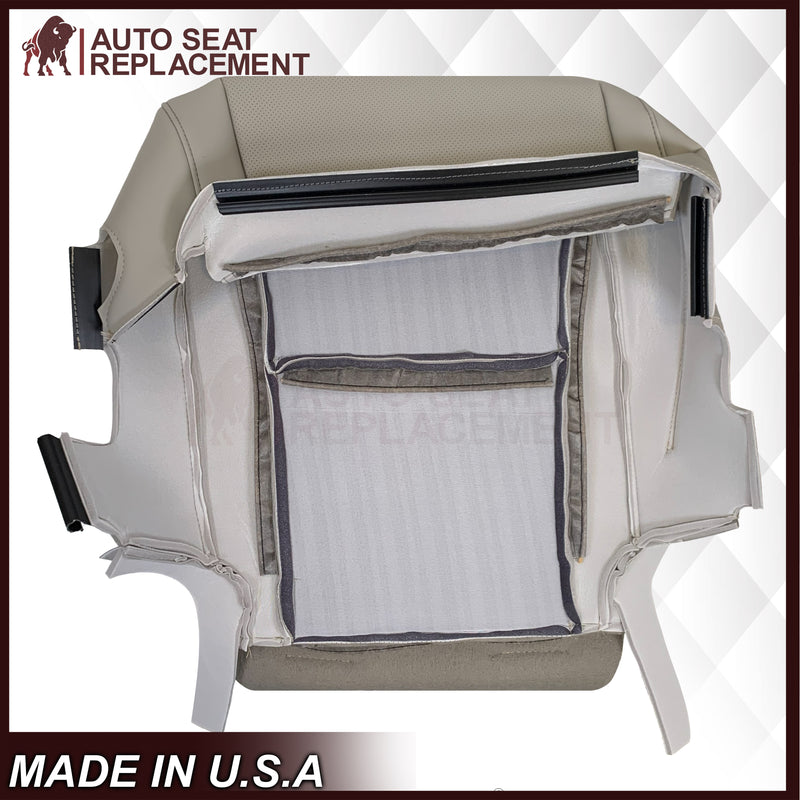 2010-2015 Lexus RX350 RX450H Replacement Synthetic Leather Seat Covers: Gray Perforated