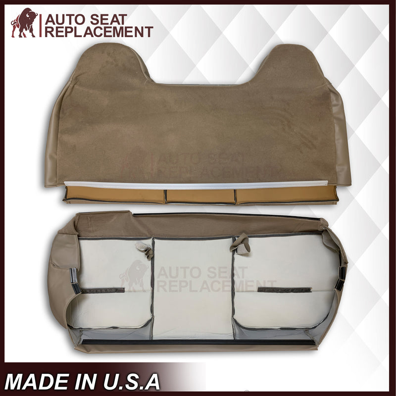 2008-2010 Ford F-250 F-350 F-450 F-550 Super Duty XL Work Truck Seat Cover in Camel Tan: Choose From Variants