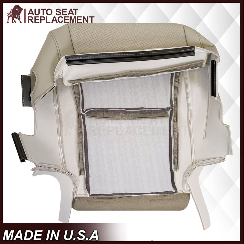 2010-2015 Lexus RX350 RX450H Replacement Synthetic Leather Seat Covers: Tan Perforated