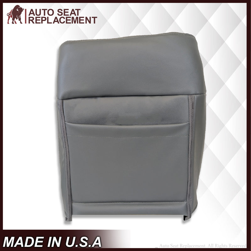 2009 - 2014 Ford F150 Lariat Crew Cab Replacement Seat Cover Steel Gray Vinyl