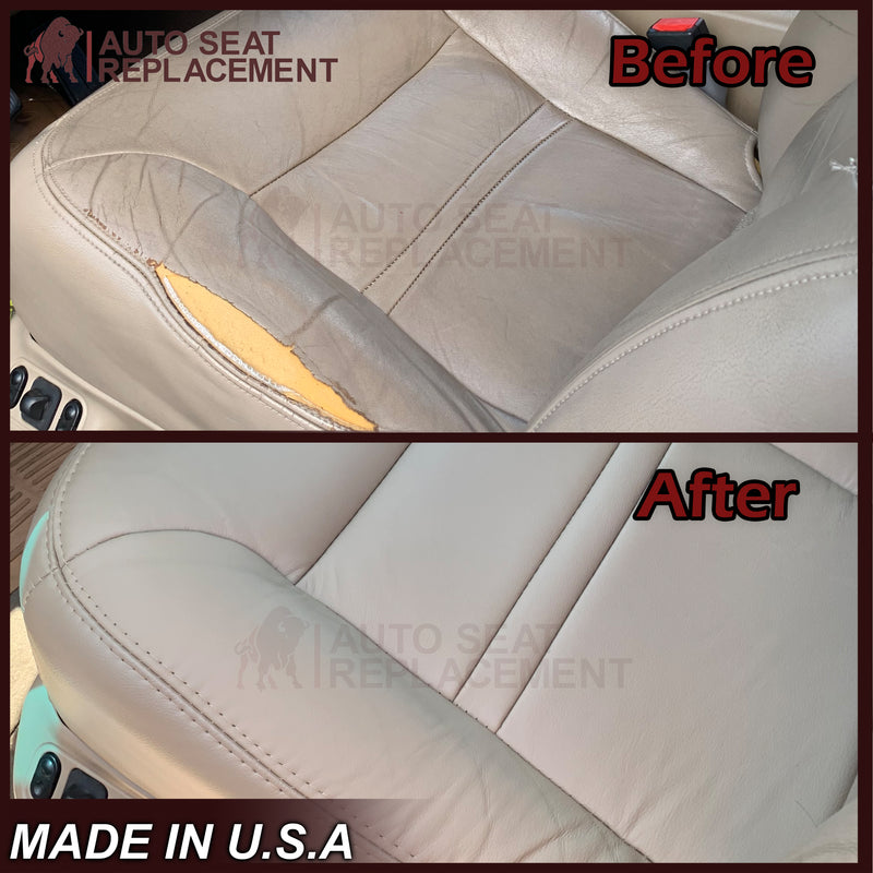 2000-2001 Ford Excursion Seat Cover in Tan: Choose From Variation - Auto Seat Replacement