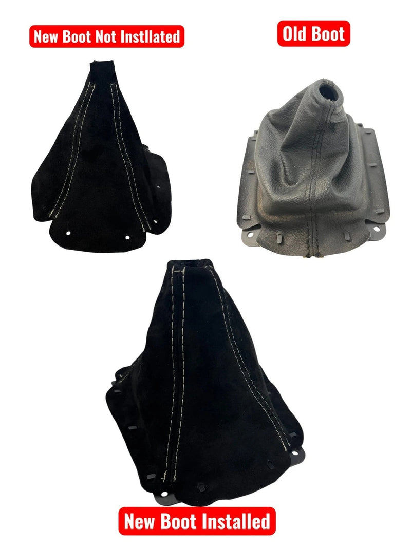 Genuine SUEDE Shift Boot Cover Fits For 1989-1997 Mazda Mx-5 Mk1 - Auto Seat Replacement