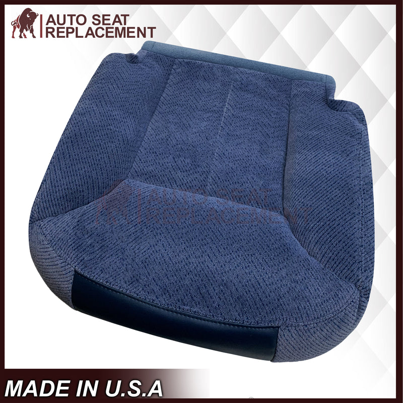 1995-1999 Chevy Tahoe Suburban Silverado Cloth Seat Cover in Navy Blue: Choose your options
