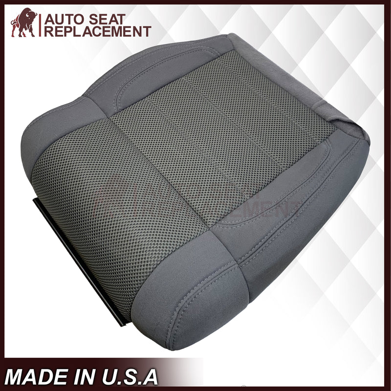 2007 Jeep Wrangler Unlimited Sport Replacement Bottom Cloth Seat Cover Gray - Auto Seat Replacement