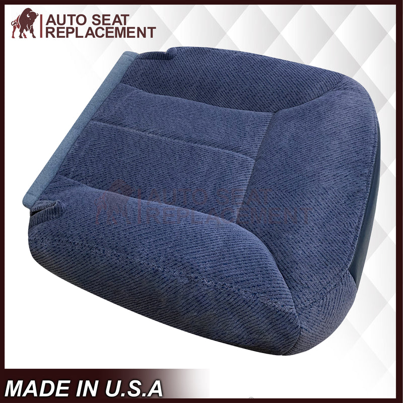 1995-1999 Chevy Tahoe Suburban Silverado Cloth Seat Cover in Navy Blue: Choose your options