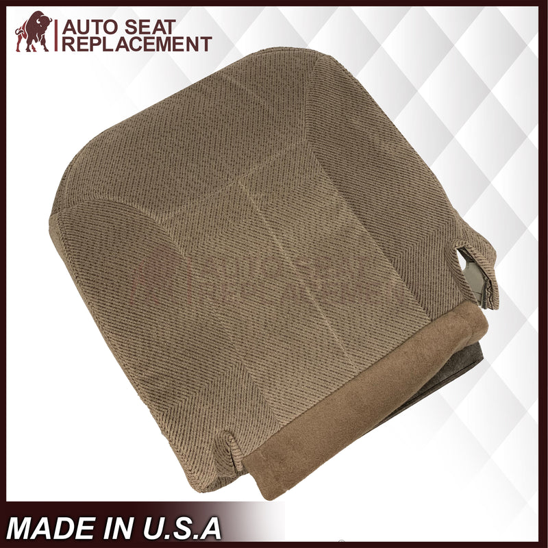 1995 - 1999 Chevy Silverado / Tahoe / GMC Sierra Cloth 50/50 Replacement Front Seat Covers In Tan