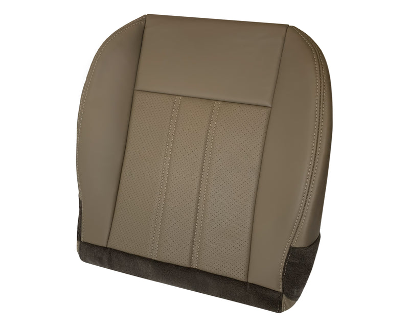 2008 -2020 For Dodge Grand Caravan Front Replacement Seat Cover: Tan Perforated - Auto Seat Replacement