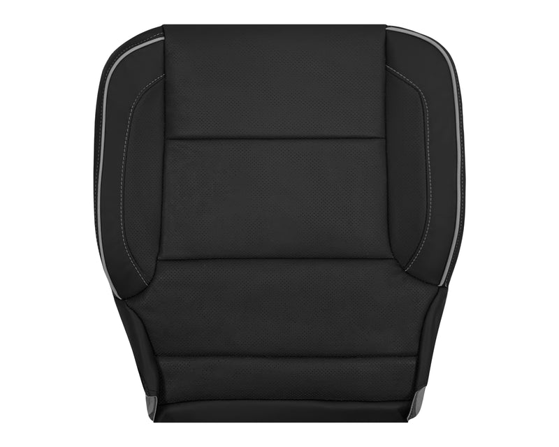 2014-2019 Chevy Silverado 1500 2500HD 3500HD High Country Replacement Perforated Genuine Leather OR Synthetic Leather Seat Covers: Black - Auto Seat Replacement