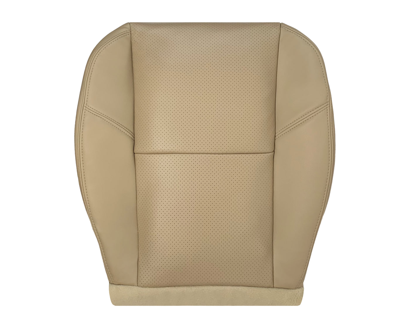 Chevy Silverado Leather Seat Cover Gray Leather Seat Cover Bottom For Chevy Silverado & More (2007-2014 Models) – Direct Fit Driver/Passenger Replacement 2007-14 Silverado Seat Bottom - Foto 4