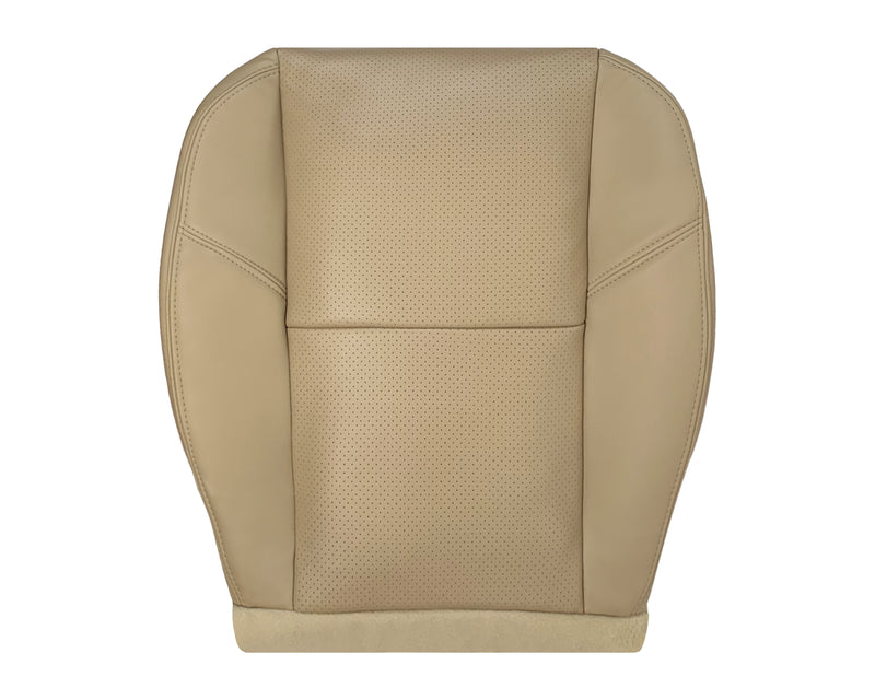 2007-2014 Chevy Silverado Suburban Tahoe Perforated Seat Cover in Light Cashmere Tan: Choose From Variation