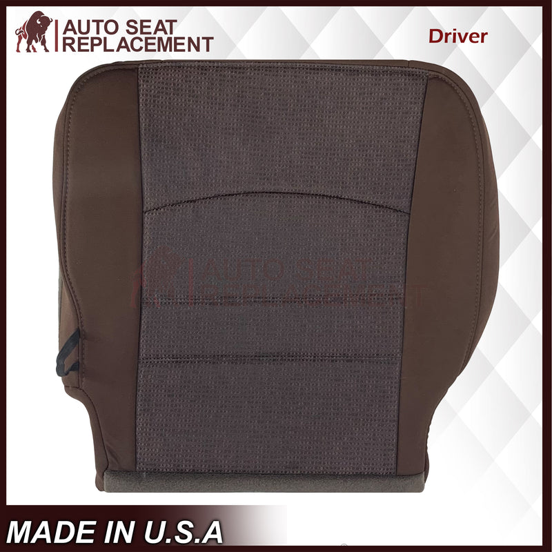 2013 - 2018 Dodge Ram 1500 2500 SLT Outdoorsman Cloth Seat Covers In Brown