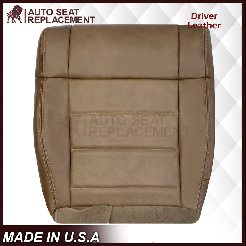 2007-2012 Jeep Wrangler-Replacement Driver OR Passenger Side Seat Cover In Dark Saddle - Auto Seat Replacement