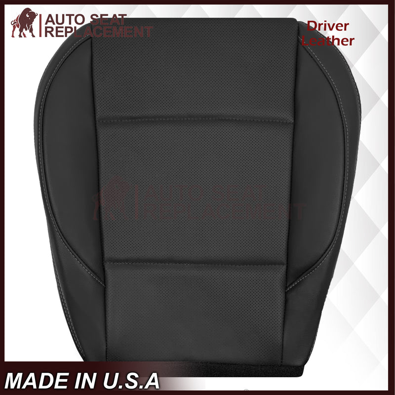 2015-2019 Subaru Outback LIMITED Replacement Leather Seat Covers: Perforated, Black - Auto Seat Replacement