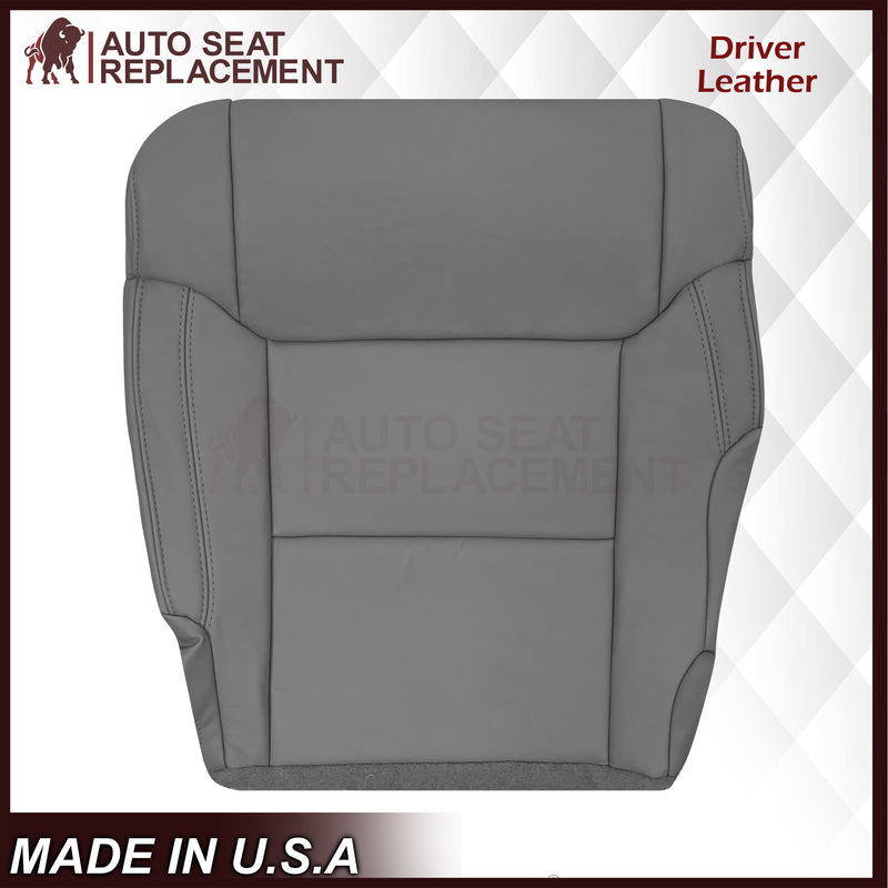 2014-2021 Toyota Tundra Work Truck Driver OR Passenger Side Replacement Leather OR Synthetic Leather Seat Cover: Graphite Gray