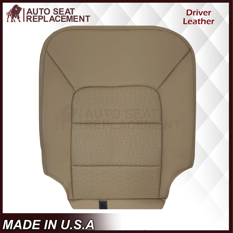 2005 2006 Ford Expedition Limited Perforated Tan Seat Covers: Choose Leather or Vinyl