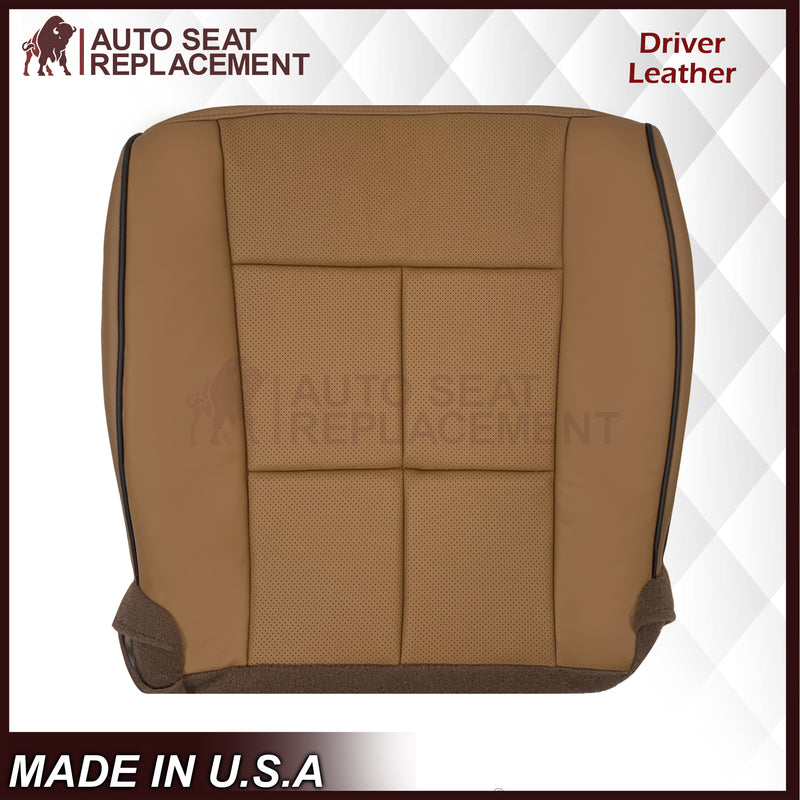 2011-2014 Lincoln Navigator Replacement Leather or Syn. Leather Seat Covers: Perforated, Canyon Tan