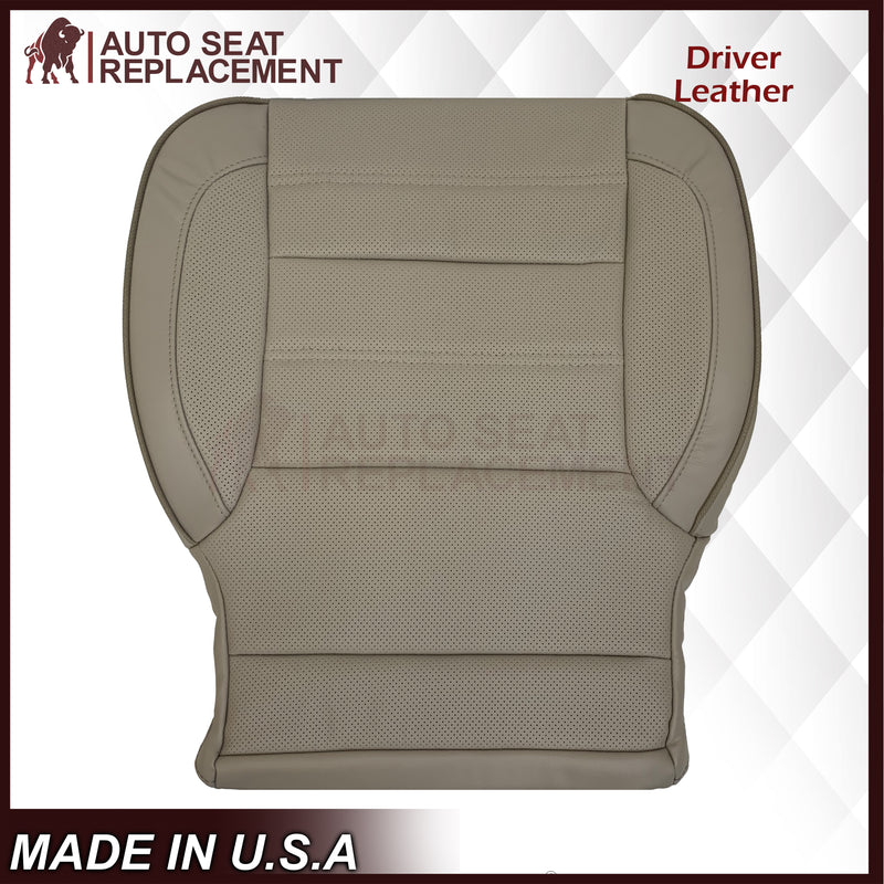 2014 2015 2016 2017 2018 2019 GMC Yukon Denali Perforated Leather Seat Cover Replacement In Shale Tan: Choose from variant