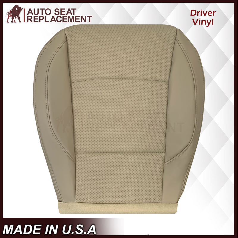 2015-2019 Subaru Outback Legacy Limited Replacement Synthetic Leather Seat Covers: Perforated, Ivory Tan