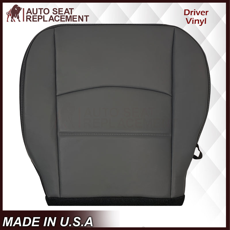 2019-2024 For Dodge Ram ST Driver or Passenger Bottom Leatherette (Synthetic Leather) Seat Cover In Diesel Gray - Auto Seat Replacement