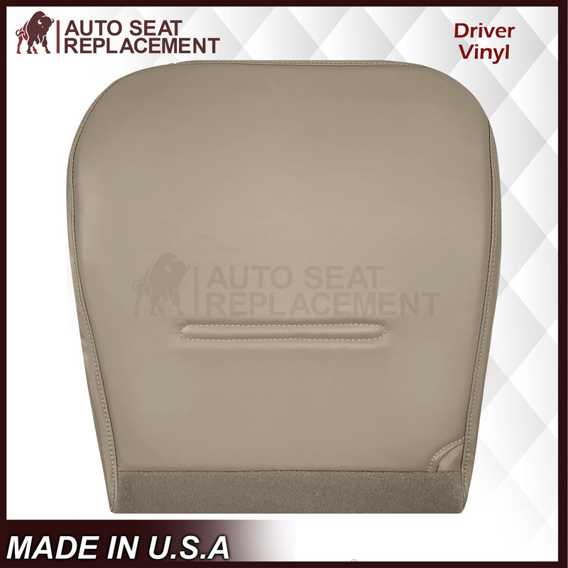 2002 - 2007 Ford F250 F350 F450 F550 Work Truck Super Duty XL Replacement Seat Covers in Tan Vinyl - Auto Seat Replacement