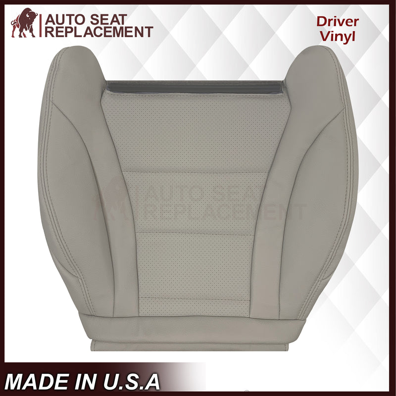 2016 - 2022 Mercedes Benz GLC Class C250, C300,C350 Driver OR Passenger Bottom Synthetic Leather Seat Cover in Light Gray