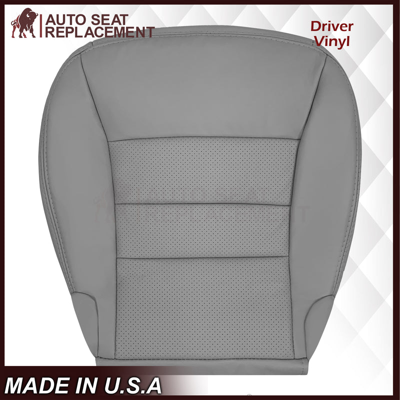 2005-2013 Chevy Corvette C6 Replacement Seat Covers: Gray Perforated