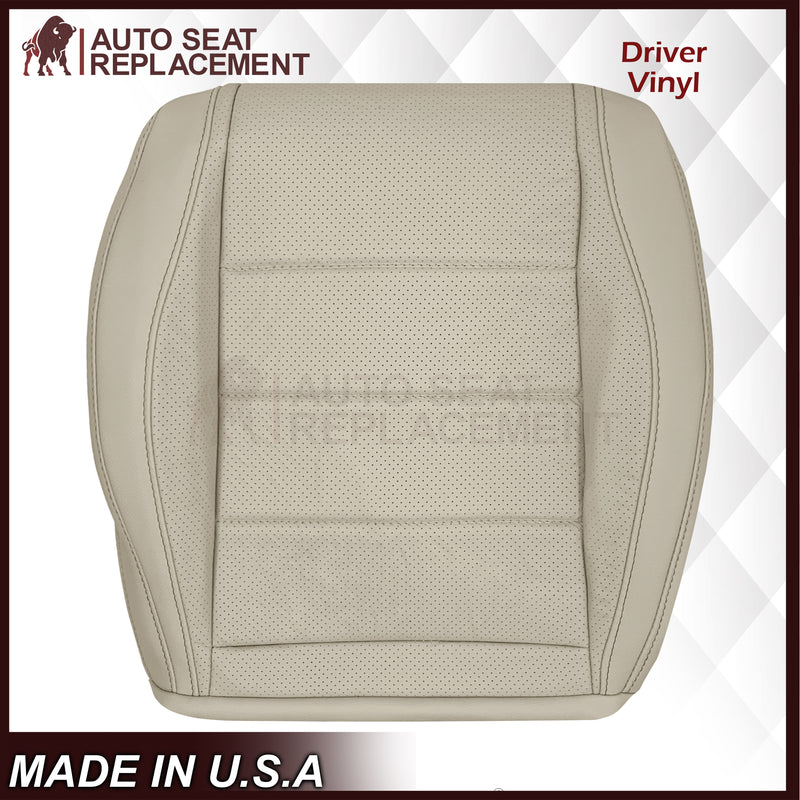 2020 - 2025 Mercedes Benz GLE350 GLE450 Bottom Perforated Replacement Seat Cover In Light Tan (Beige) - Auto Seat Replacement