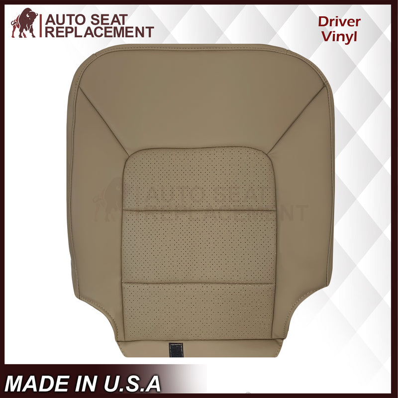2005 2006 Ford Expedition Limited Perforated Tan Seat Covers: Choose Leather or Vinyl