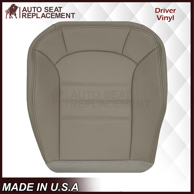 2002-2004 Jeep Liberty Replacement Seat Cover: Driver OR Passenger bottom Light Gray - Auto Seat Replacement