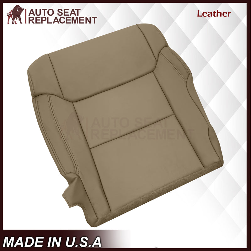2014-2021 Toyota Tundra Driver or Passenger Bottom / Top Replacement Seat Cover – Sand Beige Tan