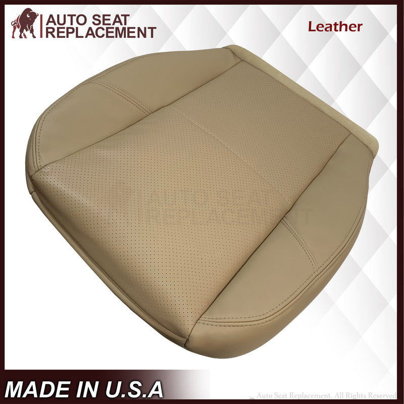 2007-2008 Cadillac Escalade Perforated Seat Cover in VERY Light Cashmere Tan: Choose From Variation - Auto Seat Replacement