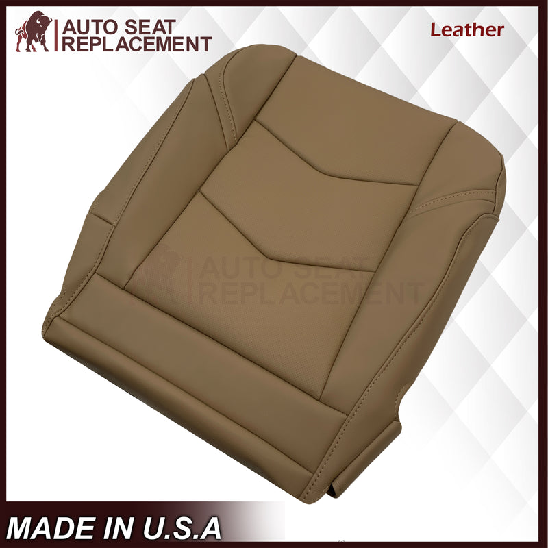 2018-2020 Cadillac Escalade Perforated Leather OR Syn. Leather Seat Cover Maple Sugar Tan: Choose From Variation