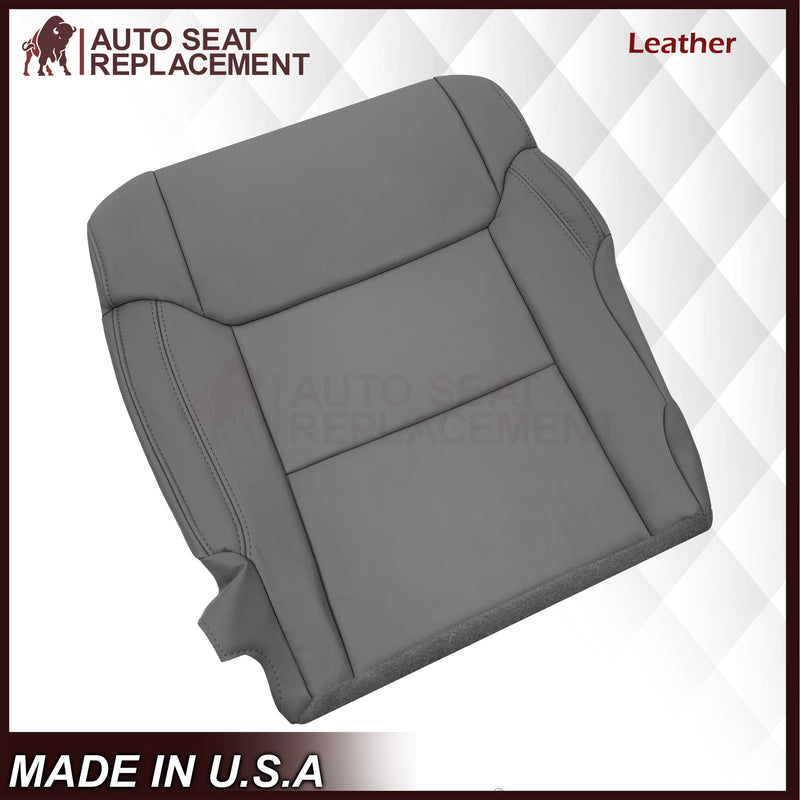 2014-2021 Toyota Tundra Work Truck Driver OR Passenger Side Replacement Leather OR Synthetic Leather Seat Cover: Graphite Gray