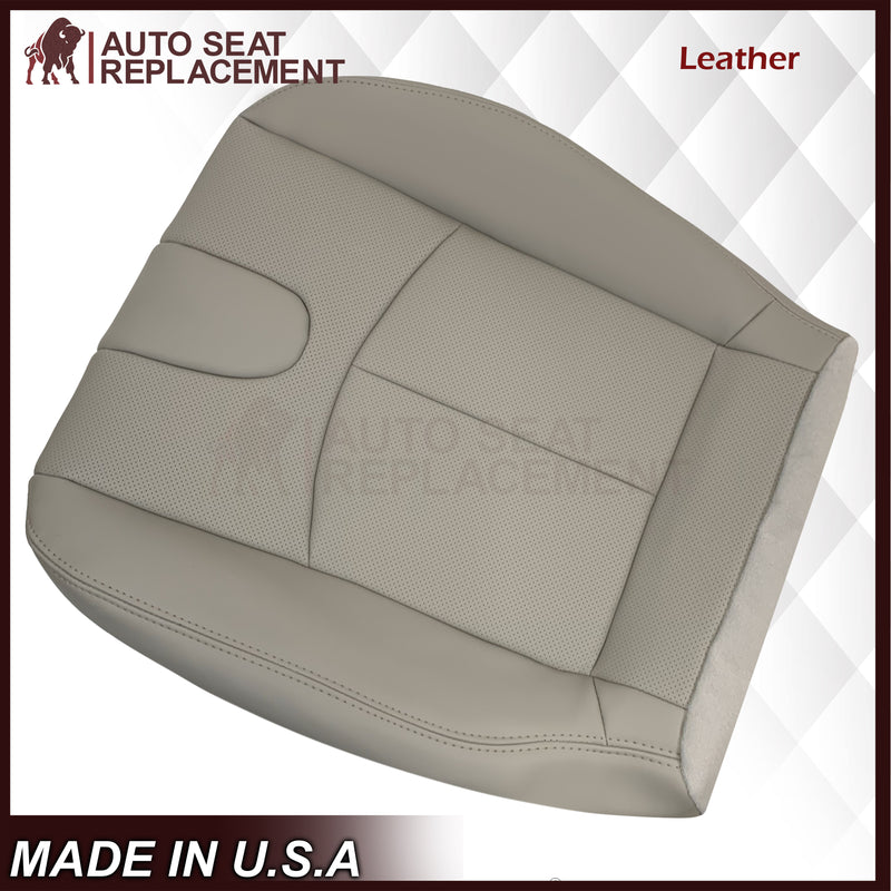 2008-2013 Infiniti G37 Sedan 4-Door Replacement Leather Seat Cover-Perforated Gray - Auto Seat Replacement