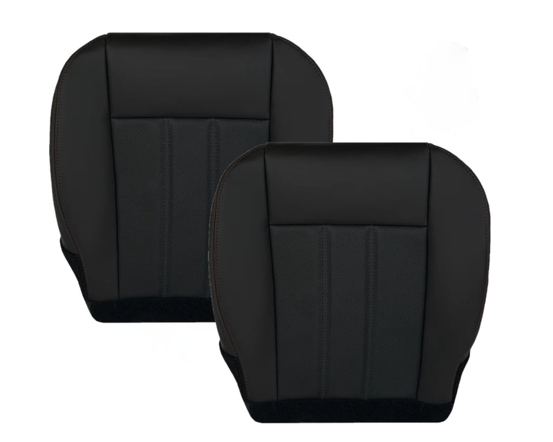 2008 - 2020 For Dodge Grand Caravan Replacement Bottom Seat Cover W/ Red Stitching: Choose your pattern - Auto Seat Replacement