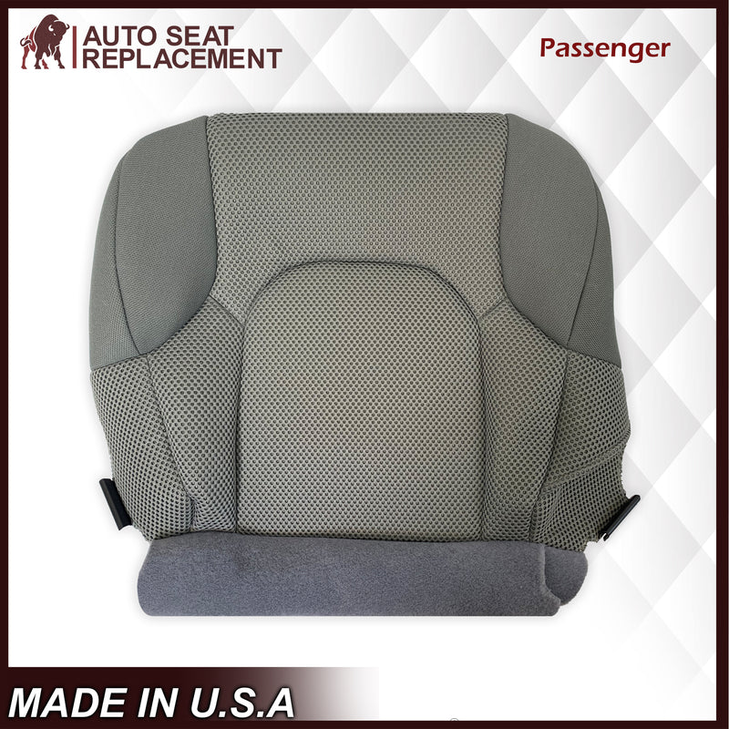 2005 - 2019 Nissan Frontier SE Replacement Bottom Gray Cloth (Fabric) Material Seat Cover