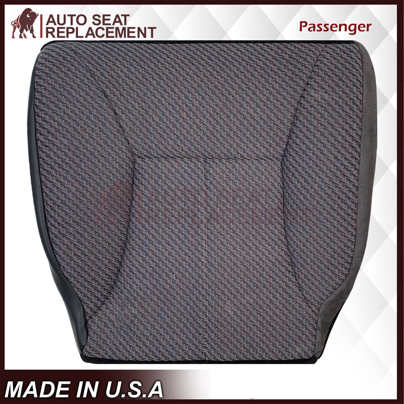 1998-2002 Dodge Ram Work Truck Seat Cover in Dark Gray Cloth: Choose From Variation