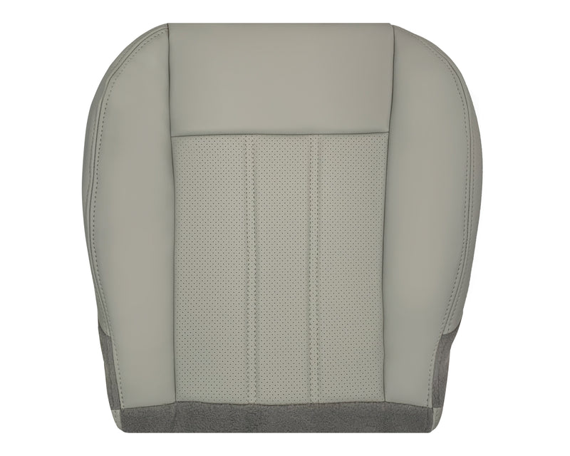 2008 -2020 For Dodge Grand Caravan Front Replacement Seat Cover: Light Graystone Perforated