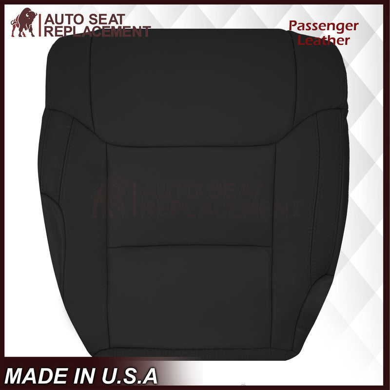 2014-2021 Toyota Tundra Driver OR Passenger Side Replacement Leather OR Synthetic Leather Seat Cover: Black - Auto Seat Replacement