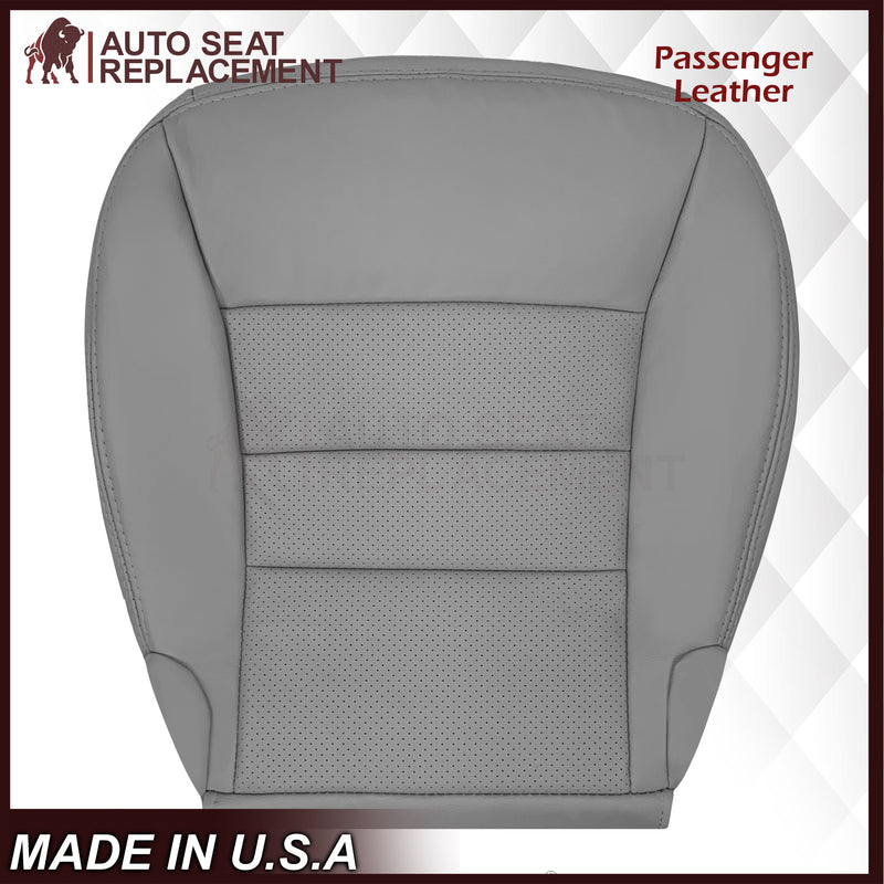 2005-2013 Chevy Corvette C6 Replacement Seat Covers: Gray Perforated