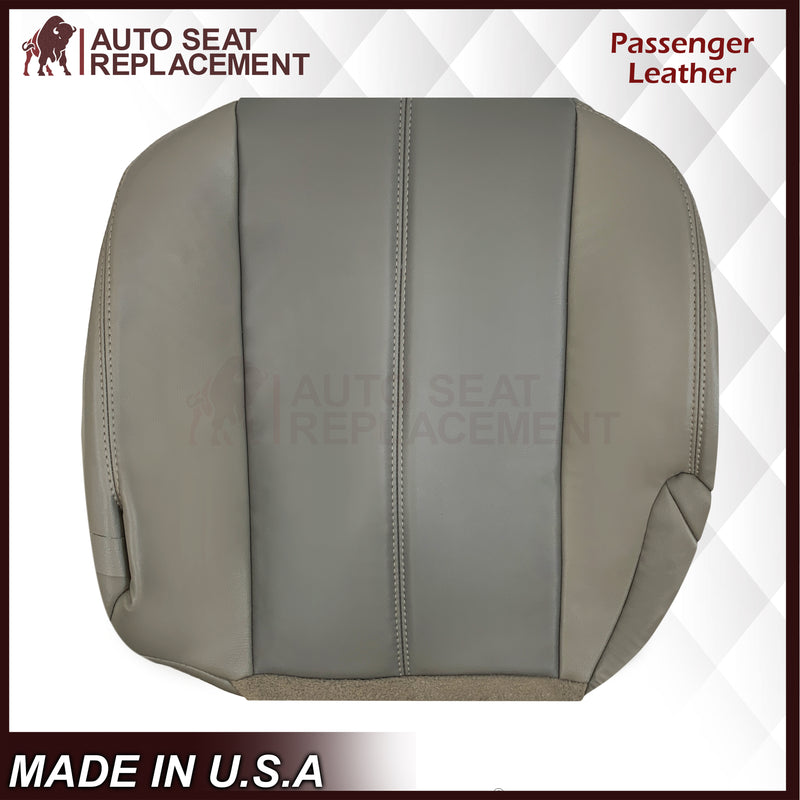 2001 2002 GMC Yukon Denali XL SLT SLE Leather Replacement Seat Cover 2 Tone Gray: Choose From Variation