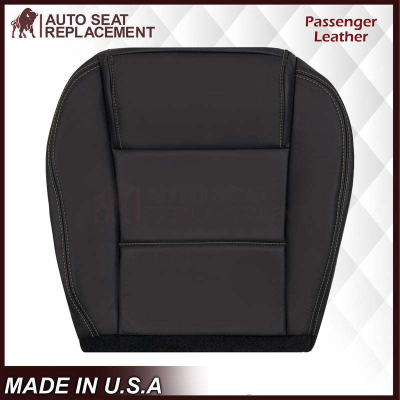 2005-2009 Ford Mustang Coupe GT V6 Leather Replacement Seat Covers in Black